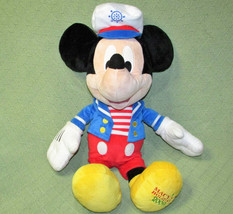 20&quot; MICKEY MOUSE SAILOR EXCLUSIVE PLUSH Disney Macys Stuffed Animal 2009... - $15.75
