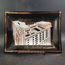Hotel MONTELEONE New Orleans Louisiana Smoke Glass Trinket Dish / Ashtra... - $18.00
