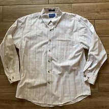 Pendleton Broadway Cloth Striped Long Sleeve Button Down Shirt Size Large - $19.98