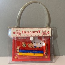 Vintage Sanrio Hello Kitty 1976 1995 Mini Stationery Set Pencils Notepad Ruler - £23.58 GBP