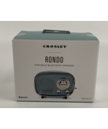 Crosley Rondo Portable Bluetooth Speaker Retro Style Rechargeable Turquo... - $44.60 CAD