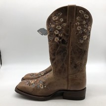 SHYANNE WOMEN&#39;S 9 M FLORAL EMBROIDERED WESTERN BOOTS SQUARE TOE - $99.00