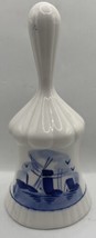 Vintage Delft Porcelain Bell Hand Painted 5.5” - $13.26 CAD