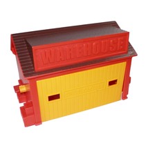 Vtg 1973 Mattel PreSchool Motor Putt Putt Construction Yard Warehouse Bu... - $28.05 CAD