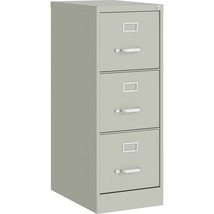 Lorell LLR42298 22 in. 3 Drawer Vertical File, Gray - Large - £418.04 GBP