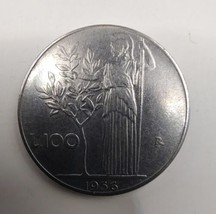ITALIAN L100 LIRA COIN 1956 coin - £38.66 GBP