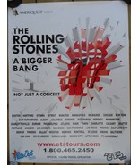 The Bigger Bang Tour 2006 Poster With Dates North American Tour 60*47 cm RS - $19.50