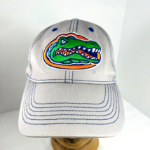 Florida Gators Logo Baseball Hat Cap Embroidered Logo Gray Adjustable NCAA Sport - £17.69 GBP