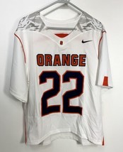 Syracuse Orange Lacrosse Lax RARE Sample Nike #22 Jersey - Men&#39;s Large L - New! - £58.10 GBP