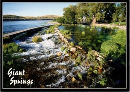 Giant Springs at Great Falls Montana Postcard PC578 - $4.99