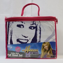 Disney Hannah Montana Ready to Rock Full Bed Sheet Set 180 Count Deep Po... - £31.31 GBP