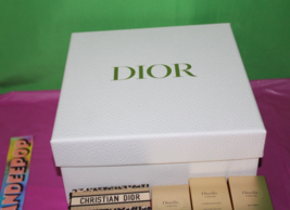 Dior Pebble White Empty Gift Box Bundle Gold Lettering With 7 Small Boxe... - $49.49