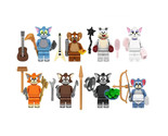 8Pcs Tom and Jerry Minifigure Spike Toodles Galore Butch Tuffy Mini Bloc... - £19.78 GBP