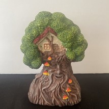 Fairy Garden 5&quot; House In Tree With Face Fairy House - £4.64 GBP