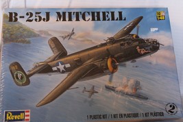 1/48 Scale Revell, B-25J Mitchell Bomber Airplane Model Kit #85-5512 BN Sealed - $120.00