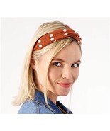 Girl With Curves Twisted Knit Headband (Gingerbread Dot, One Size) A511554 - $13.07