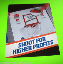 Coors Light The Silver Bullet Original Nos Basketball Arcade Game Sales Flyer - £15.97 GBP