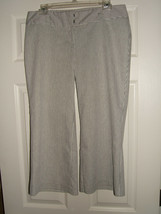 Forever Large White Black Stripe Capri Jeans (NWOT) - £11.57 GBP