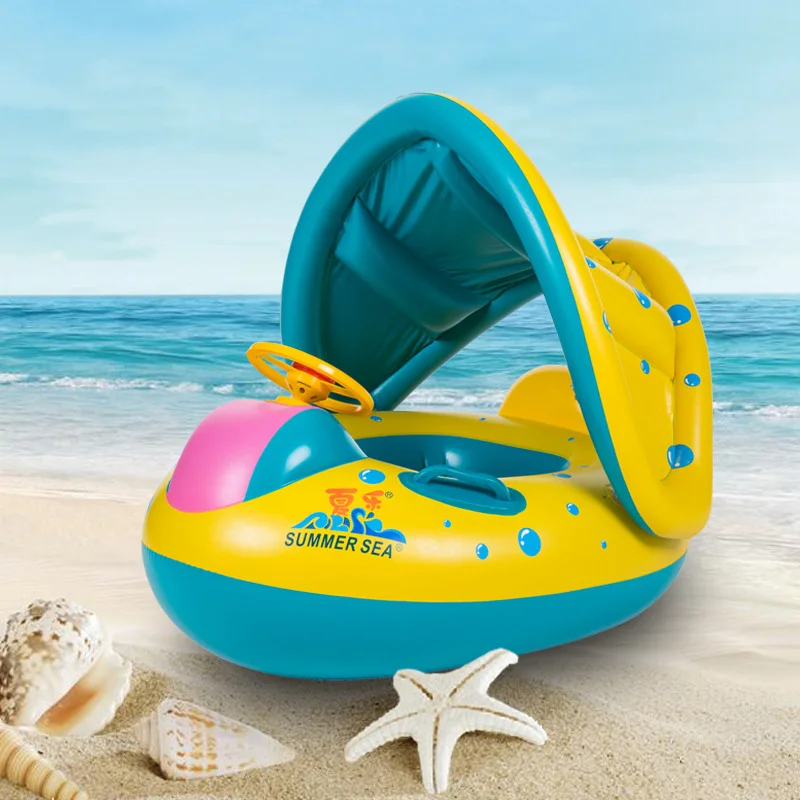 Summer Baby Kids Safety Swimming Ring Inflatable Swan Swim Float Toys Swim Ring - £24.73 GBP