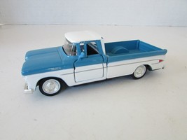 Road Champs Diecast 1961 Chevrolet Apache Pickup Truck Blue White 1/43  Lot E1 - $27.50