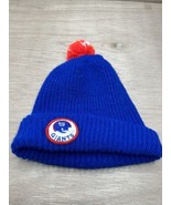 Vintage 80s New York Giants Youth Kids Beanie Winter Cap Hat NFL Football - $20.17 CAD