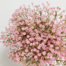 Amzali 20 Pcs Artificial Baby Breath Flowers Fake Gypsophila Bouquets Fake, Pink - £26.93 GBP