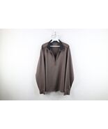Vineyard Vines Jim Nantz Mens Medium Knit Half Zip Pullover Jacket Top B... - $912.21 MXN