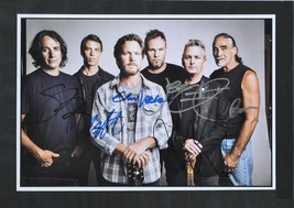 Pearl Jam Signed Photo X6 - Eddie Vedder, Mike Mccready, Jeff Ament, Stone Gossa - £931.50 GBP