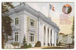 Washington State Building Alaska Yukon Pacific Exposition Seattle WA postcard - £4.67 GBP