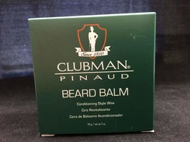Clubman Pinaud Beard Balm Conditioning Style Wax 2 Oz - £5.58 GBP