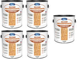 Wood Sealer 1-Gal Clear, Water-Based, Waterproofing - SEAL-ONCE SO0002 (... - $148.49