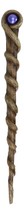 Twisted Branch Willow Scepter Blue Stone Cosplay Wand 13&quot; Accessory Cost... - £16.01 GBP