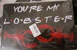 You&#39;re My Lobster Friends Tv Show Valentine&#39;s 8X12 Inches wood plaque w/ hanger - £6.97 GBP