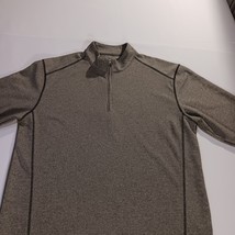 Pebble Beach Performance Men's Green 1/4 Zip Golf Pullover Sweatshirt Size Large image 11