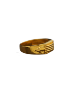 bis 916 seal gold engraved ring size us 7 boss indian online gold jewelry - €1.184,54 EUR