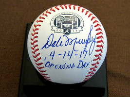 Dale Murphy 4-14-17 Opening Day Braves Signed Auto L/E Inaugural Baseball Radtke - £158.75 GBP