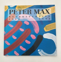 Peter Max Retrospective 1963-1993 Vintage Paperback Book H/S &amp; Personalized Coa - £340.93 GBP