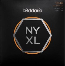 D&#39;Addario NYXL1046 Nickel Wound Electric Guitar Strings, Regular Light, ... - $12.99