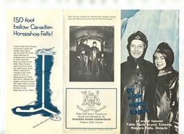 Table Rock Scenic Tunnels Brochure Niagara Falls Ontario Canada - $13.86
