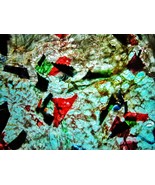 Soft abstract photo stock,Recycled plastic calm art,Placid beauty blue w... - $71.97 MXN