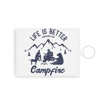 Personalized Camping Card Holder: Saffiano Faux Leather - $20.60