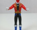 2011 Bandai Japan Power Rangers Megaforce Red Ranger With Blue Boots Rar... - $19.39