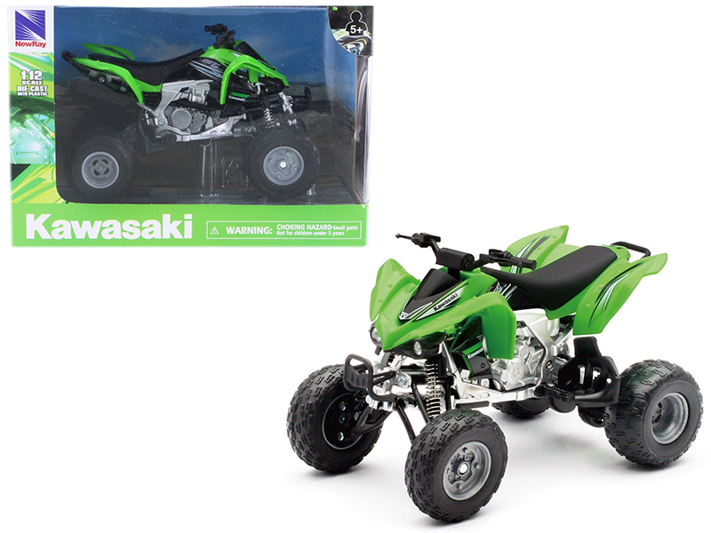 Kawasaki KFX 450R ATV Green 1/12 Motorcycle Model by New Ray - $31.03