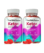 2-Pack True Keto Fusion ACV Gummies, TrueKeto Fusion Keto Gummies (120 G... - $36.43 CAD