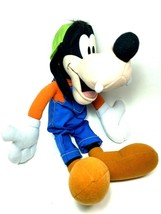 Disney Goofy Sitting Plush Doll Figure 17&quot; Stuffed Animal Just Play Large  - $32.03