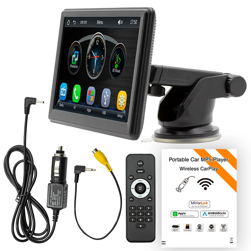 1024P HD Touch Screen Car Radio 7 Inch FM Radio Bluetooth 5.1 Mirrorlink - £63.49 GBP+