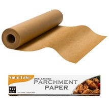 Parchment Paper Roll, 13 In X 164 Ft, 177 Sq.Ft Baking Paper With Metal ... - $20.99