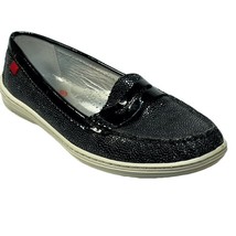 MARC JOSEPH Atlantic Penny Loafer Nubby Leather Sneaker Black Womens Size 6  - £23.35 GBP