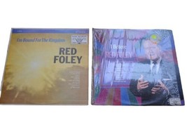 VTG Red Foley Vinyl Record Lot I Believe I&#39;m Bound for the Kingdom Gospel LP - £11.62 GBP