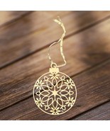 Wooden Christmas ornament snowflake Holiday gift Home decor 4&quot; with gift... - $5.45